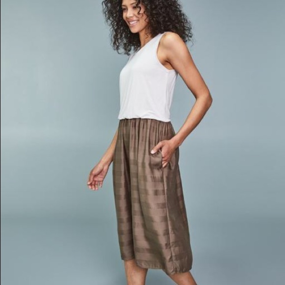 Prana Perry Midi Dress A-Line w/ Pockets Sz S NEW